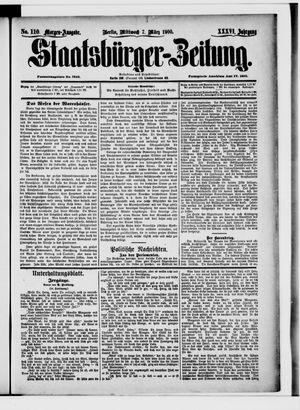 Staatsbürger-Zeitung vom 07.03.1900