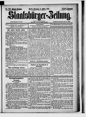 Staatsbürger-Zeitung vom 13.03.1900