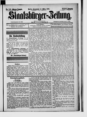 Staatsbürger-Zeitung vom 17.03.1900