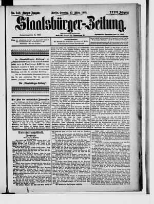 Staatsbürger-Zeitung vom 25.03.1900