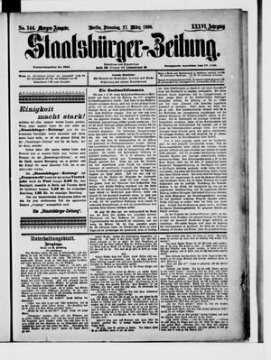 Staatsbürger-Zeitung vom 27.03.1900