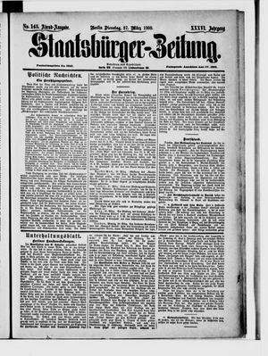 Staatsbürger-Zeitung on Mar 27, 1900