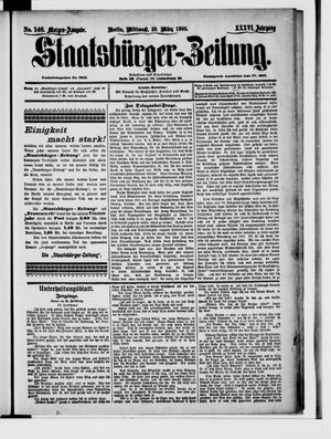 Staatsbürger-Zeitung on Mar 28, 1900