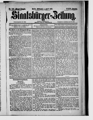 Staatsbürger-Zeitung vom 04.04.1900