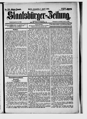 Staatsbürger-Zeitung vom 07.04.1900