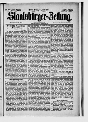 Staatsbürger-Zeitung vom 09.04.1900