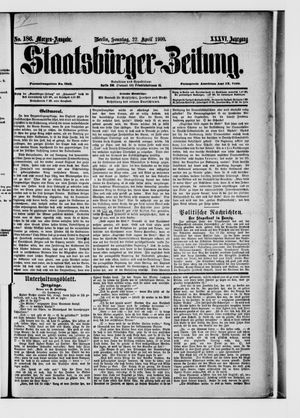 Staatsbürger-Zeitung on Apr 22, 1900