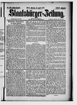 Staatsbürger-Zeitung on Apr 30, 1900