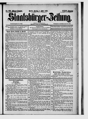 Staatsbürger-Zeitung on May 4, 1900