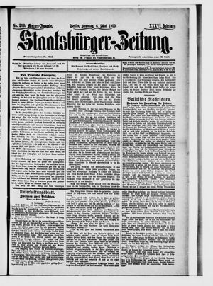 Staatsbürger-Zeitung on May 6, 1900