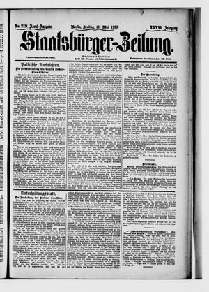 Staatsbürger-Zeitung vom 11.05.1900