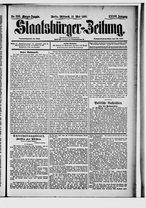 Staatsbürger-Zeitung vom 16.05.1900