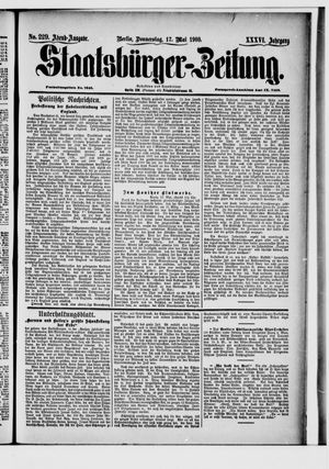 Staatsbürger-Zeitung vom 17.05.1900