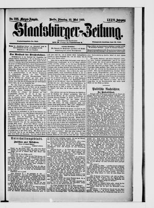 Staatsbürger-Zeitung on May 22, 1900
