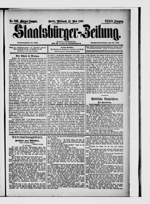 Staatsbürger-Zeitung on May 23, 1900