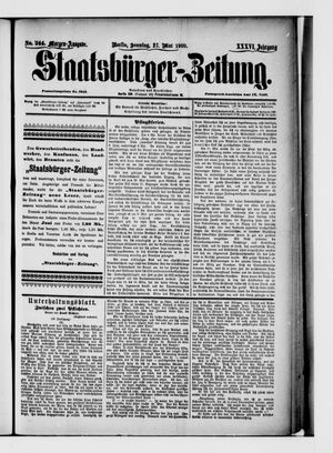 Staatsbürger-Zeitung on May 27, 1900