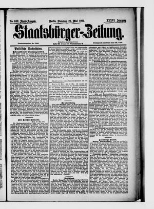 Staatsbürger-Zeitung vom 29.05.1900