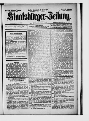 Staatsbürger-Zeitung on Jun 2, 1900