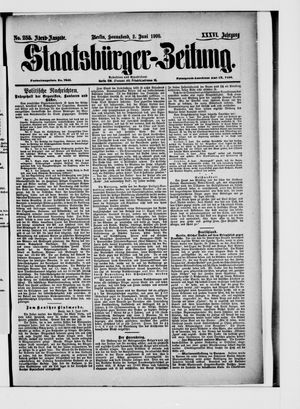 Staatsbürger-Zeitung on Jun 2, 1900