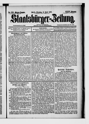 Staatsbürger-Zeitung on Jun 12, 1900