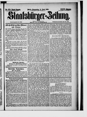 Staatsbürger-Zeitung on Jun 14, 1900