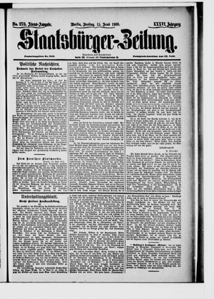Staatsbürger-Zeitung vom 15.06.1900