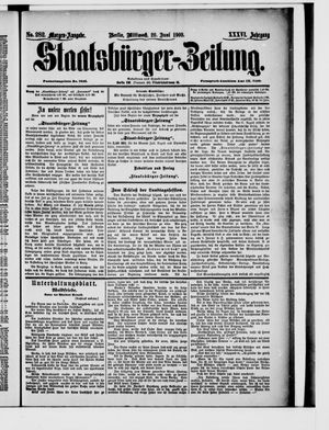 Staatsbürger-Zeitung vom 20.06.1900