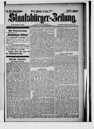 Staatsbürger-Zeitung on Jun 25, 1900