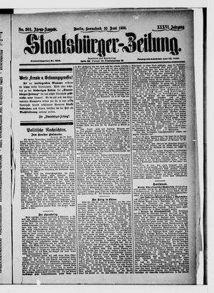 Staatsbürger-Zeitung on Jun 30, 1900
