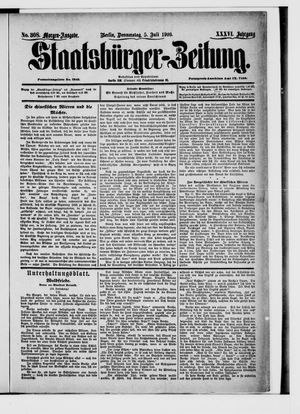 Staatsbürger-Zeitung on Jul 5, 1900