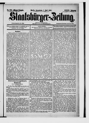Staatsbürger-Zeitung vom 07.07.1900