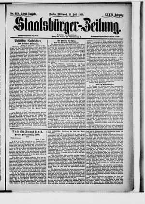 Staatsbürger-Zeitung on Jul 11, 1900