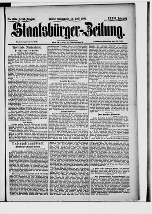 Staatsbürger-Zeitung vom 14.07.1900