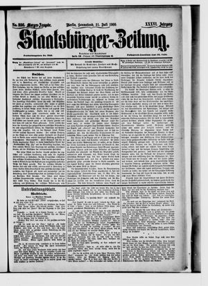 Staatsbürger-Zeitung vom 21.07.1900