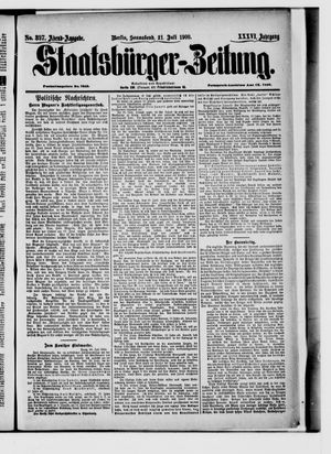 Staatsbürger-Zeitung vom 21.07.1900