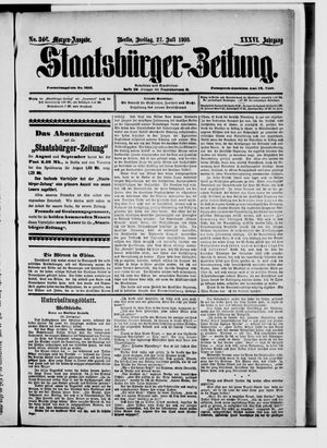 Staatsbürger-Zeitung vom 27.07.1900