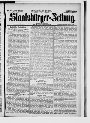 Staatsbürger-Zeitung vom 27.07.1900