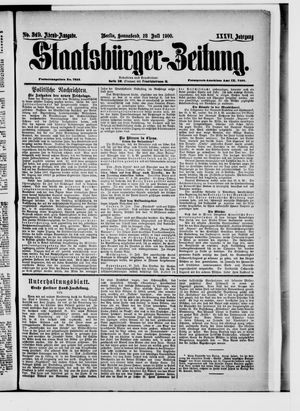 Staatsbürger-Zeitung vom 28.07.1900
