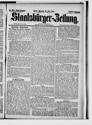 Staatsbürger-Zeitung vom 30.07.1900