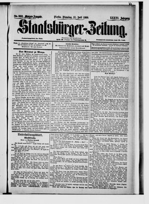 Staatsbürger-Zeitung vom 31.07.1900