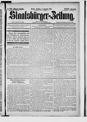 Staatsbürger-Zeitung vom 03.08.1900