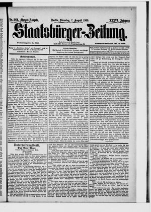 Staatsbürger-Zeitung on Aug 7, 1900