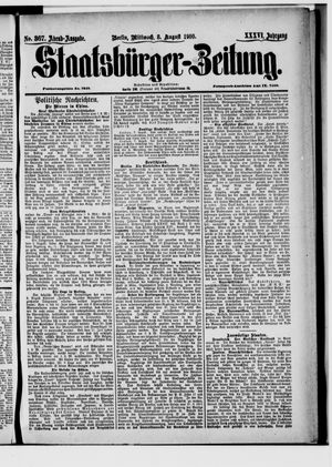 Staatsbürger-Zeitung on Aug 8, 1900