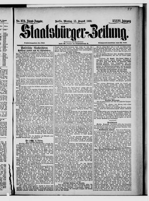 Staatsbürger-Zeitung vom 13.08.1900