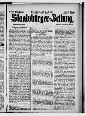 Staatsbürger-Zeitung vom 14.08.1900