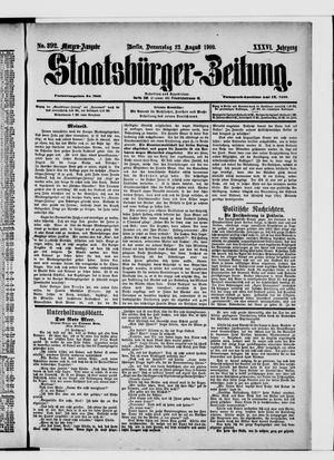 Staatsbürger-Zeitung vom 23.08.1900