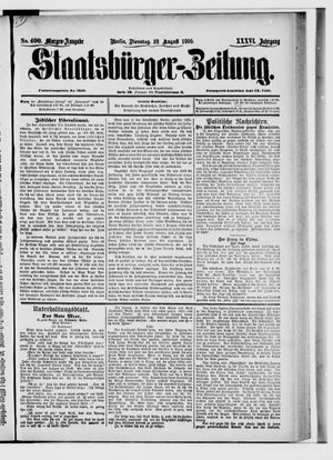 Staatsbürger-Zeitung vom 28.08.1900