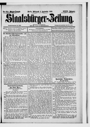 Staatsbürger-Zeitung vom 05.09.1900