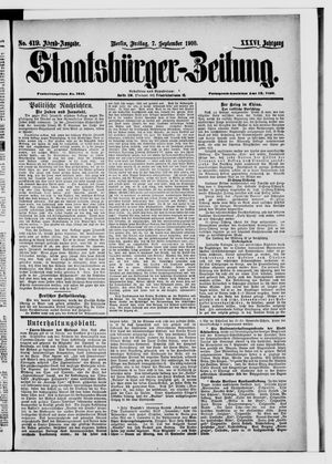 Staatsbürger-Zeitung vom 07.09.1900