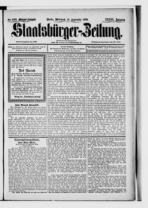 Staatsbürger-Zeitung vom 12.09.1900